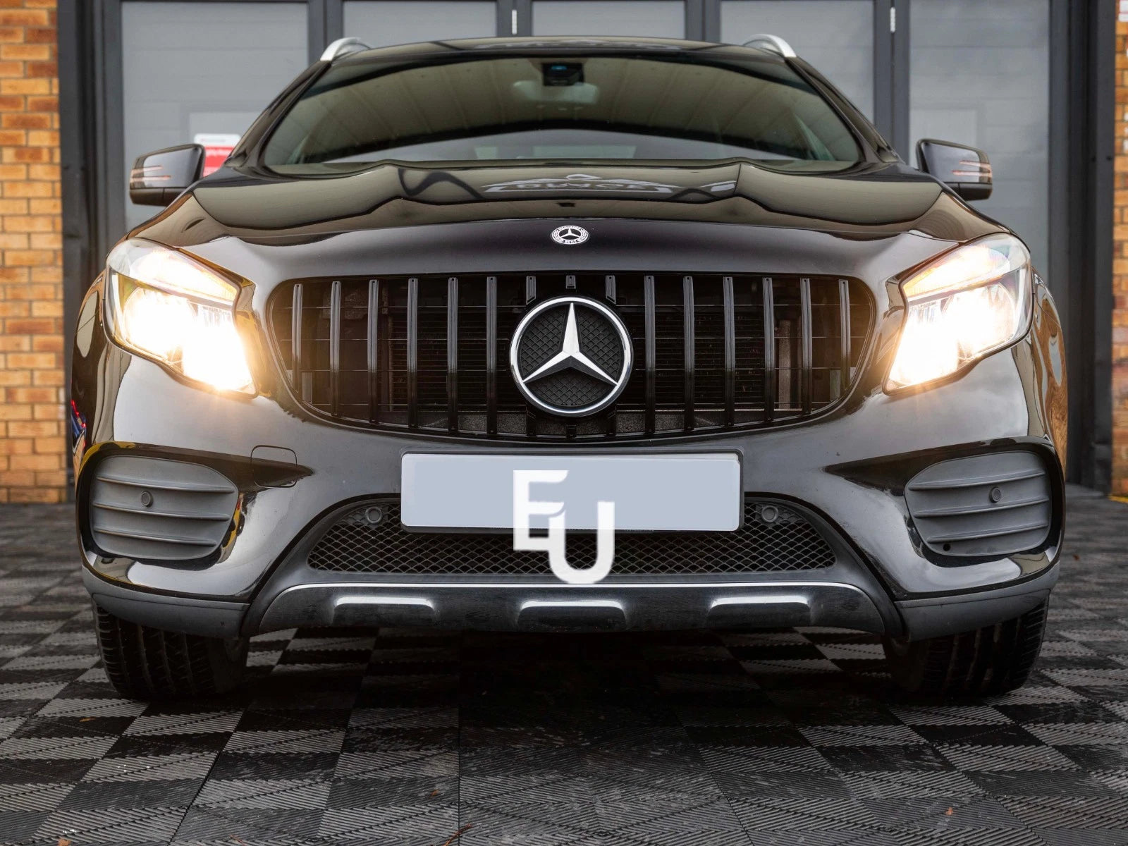 FOR MERCEDES GLA W156 X156 AMG PANAMERICANA GT GTR STYLE GRILLE GRILL GLOSS 17+