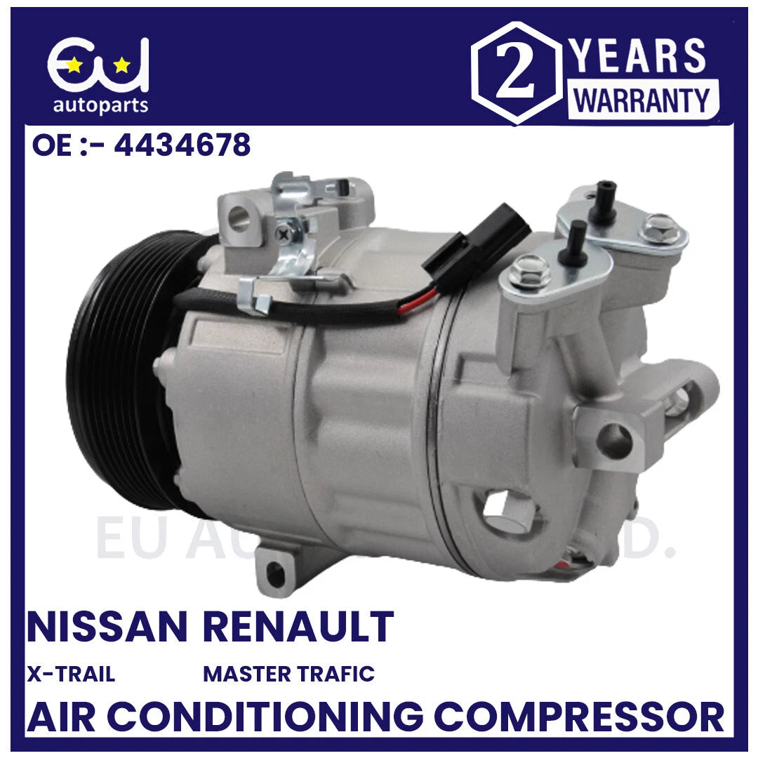 AIR CON AC COMPRESSOR FOR OPEL VAUXHALL VIVARO MOVANO NISSAN RENAULT TRAFIC MK2