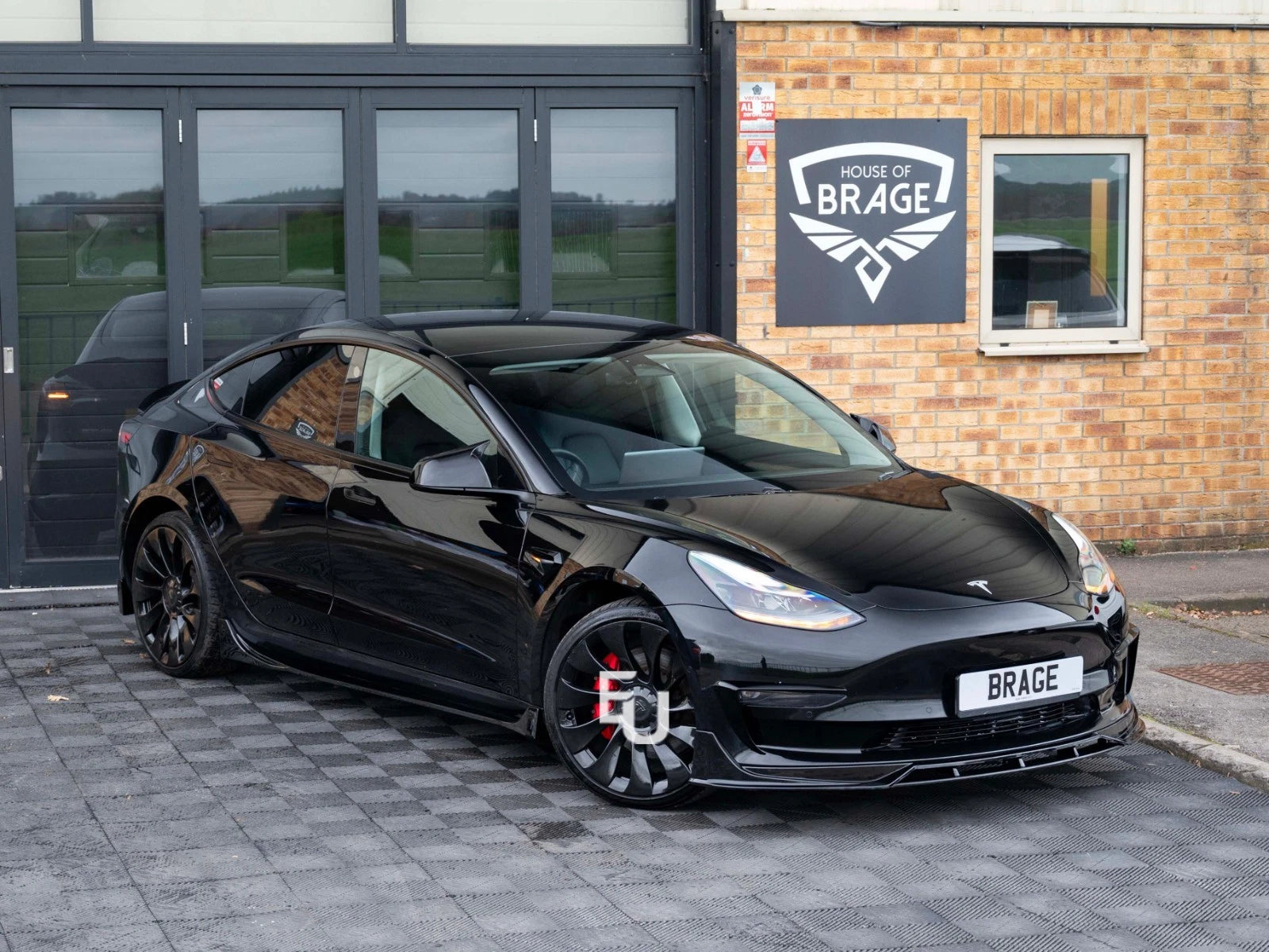 FOR TESLA MODEL 3 AERO BODY KIT BODYKIT FRONT SPLITTER REAR DIFFUSER SKIRT 17-23