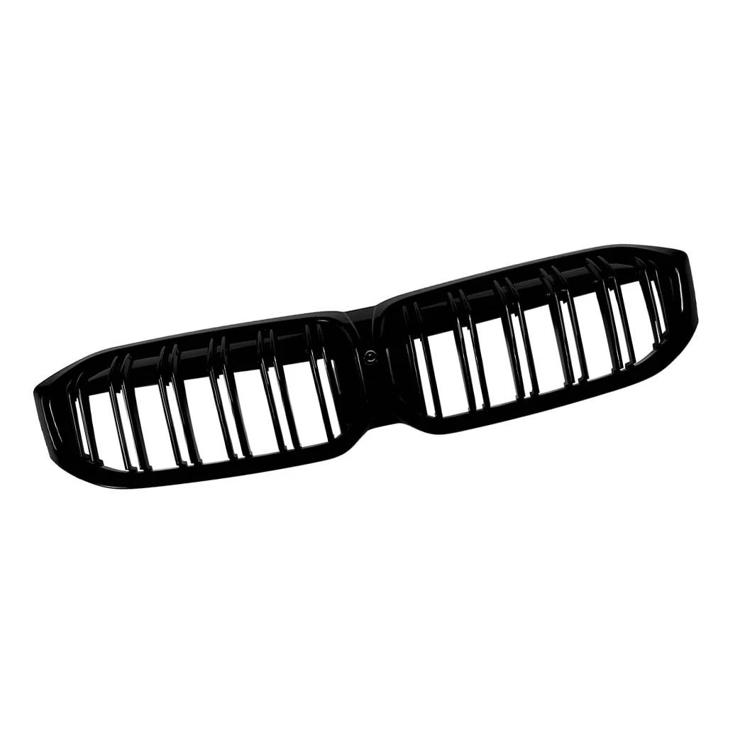 DOUBLE SLAT FOR BMW 3 SERIES G20 G21 LCI KIDNEY GRILL GRILLE GLOSS BLACK 2022+