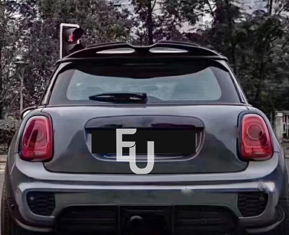 REAR TRUNK ROOF SPOILER WING FOR MINI COOPER F55 F56 JCW GLOSS BLACK 2013-2018