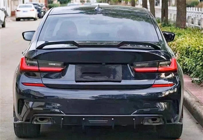REAR BOOT SPOILER LIP FOR BMW 3 SERIES G20 G80 SALOON LCI STYLE 2019-2023