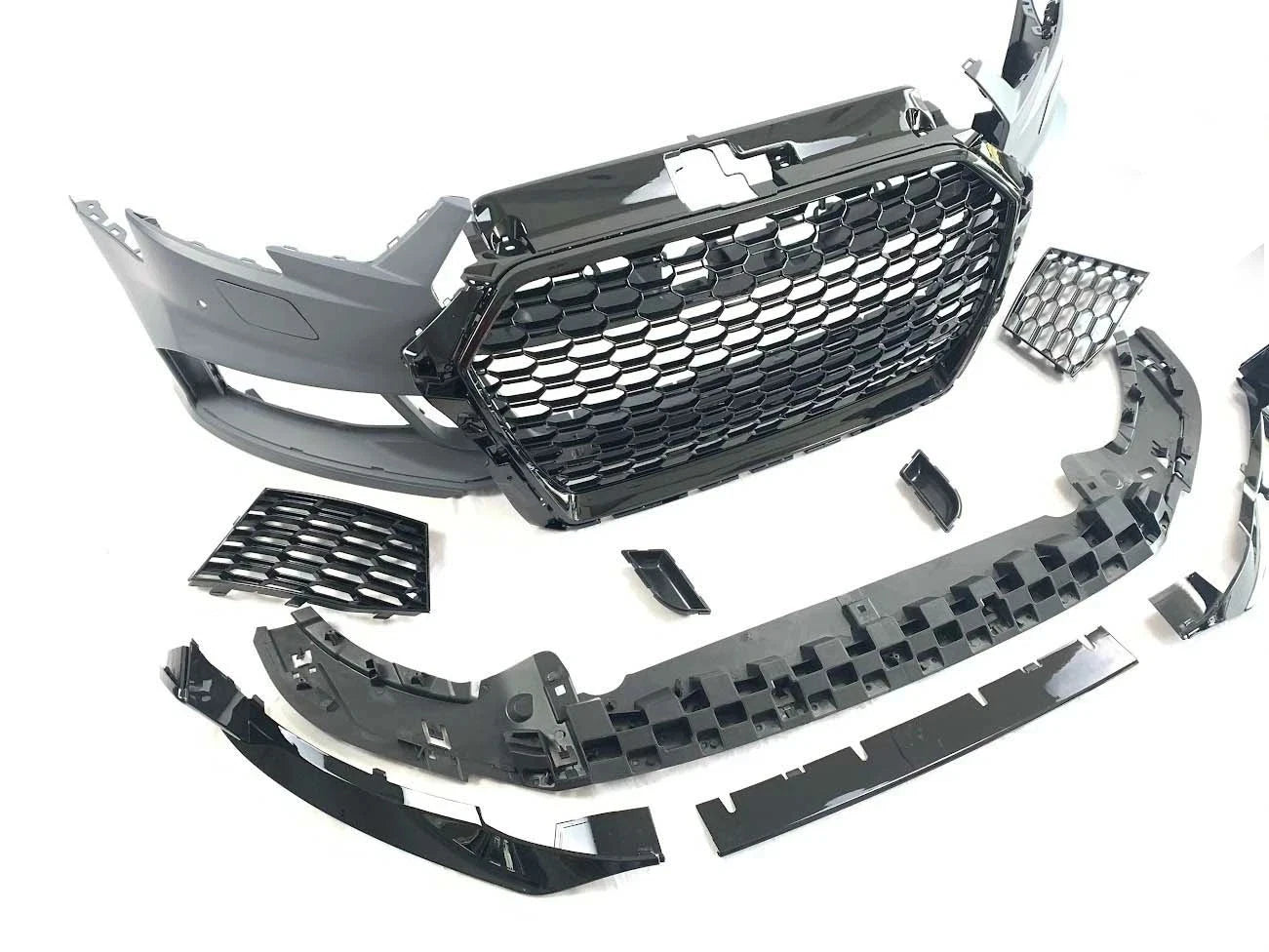 FRONT BUMPER RS3 STYLE CONVERSION FOR AUDI A3 HATCHBACK SPORTSBACK 8V 2016-2020