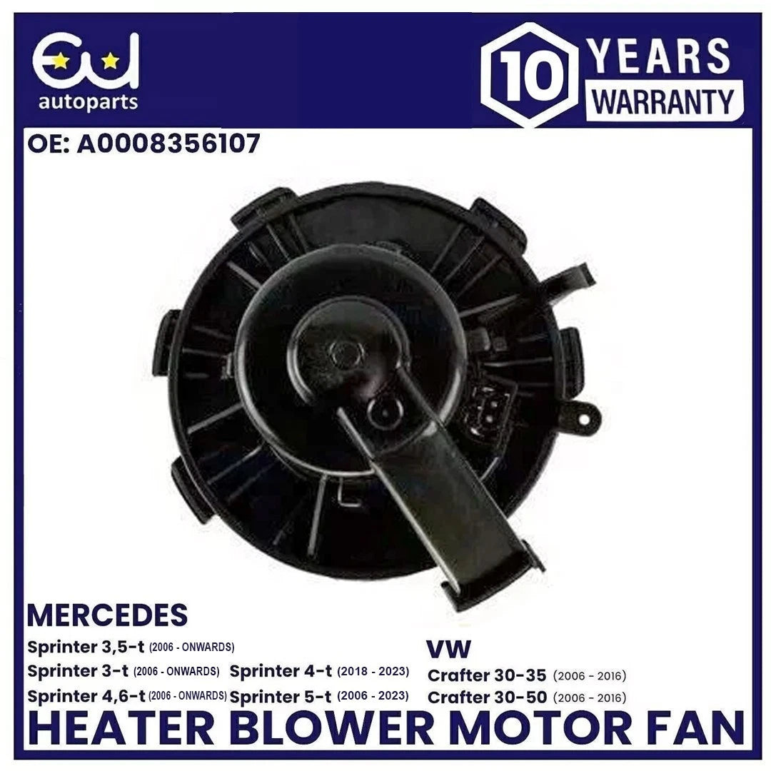 HEATER BLOWER MOTOR FAN FOR MERCEDES SPRINTER W906 906 VW CRAFTER 2006+ LHD/RHD