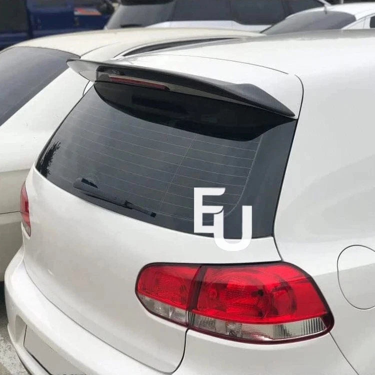 FOR VW GOLF MK6 GTD GTI R20 R REAR BOOT ROOF SPOILER WING UNPAINTED 2008-2013