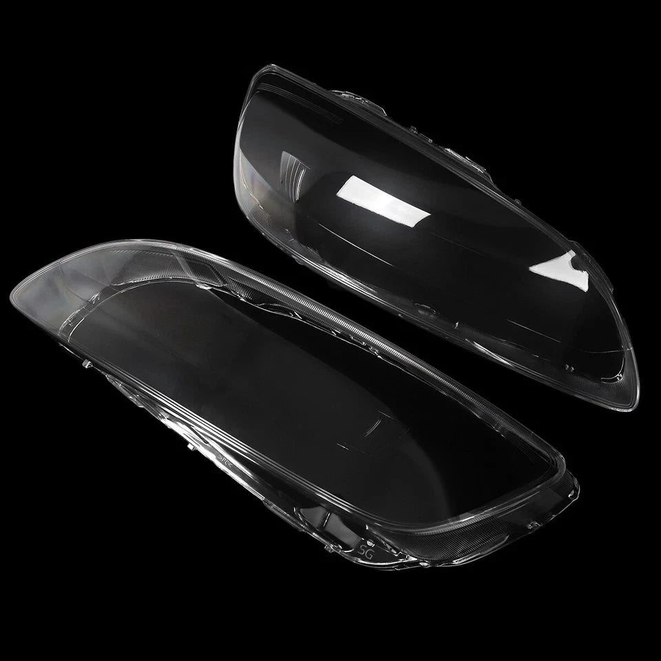 FOR VOLVO S60 MK2 134 LEFT RIGHT SIDE PAIR FRONT HEADLIGHT LAMP LENS COVER 14-18
