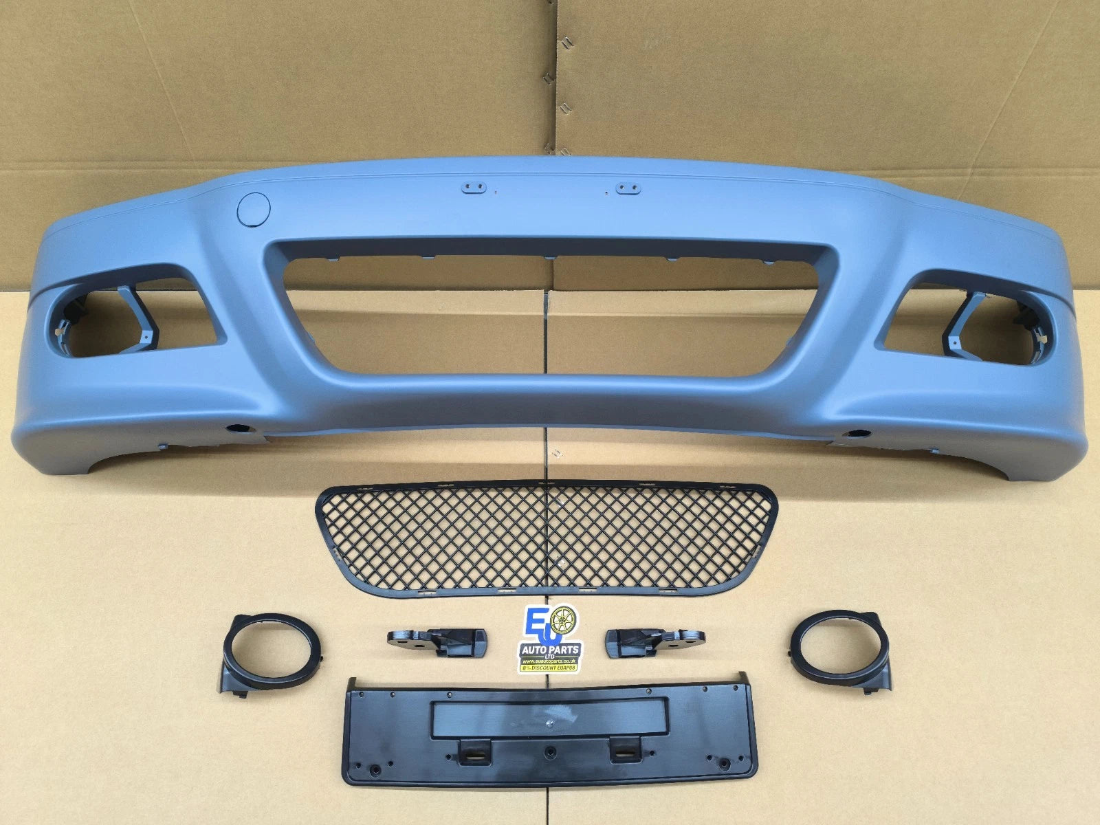 FOR BMW E46 98-06 COUPE CONVERTIBLE 2DR M3 STYLE LOOK FRONT BUMPER GRILLE UK