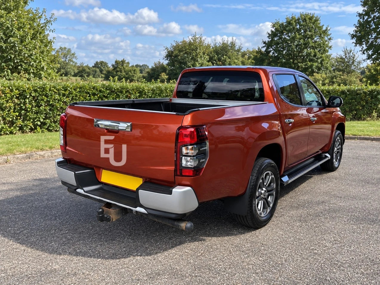FOR MITSUBISHI L200 TRITON 5 SERIES 2019-2023 FACELIFT SILVER REAR BUMPER STEP