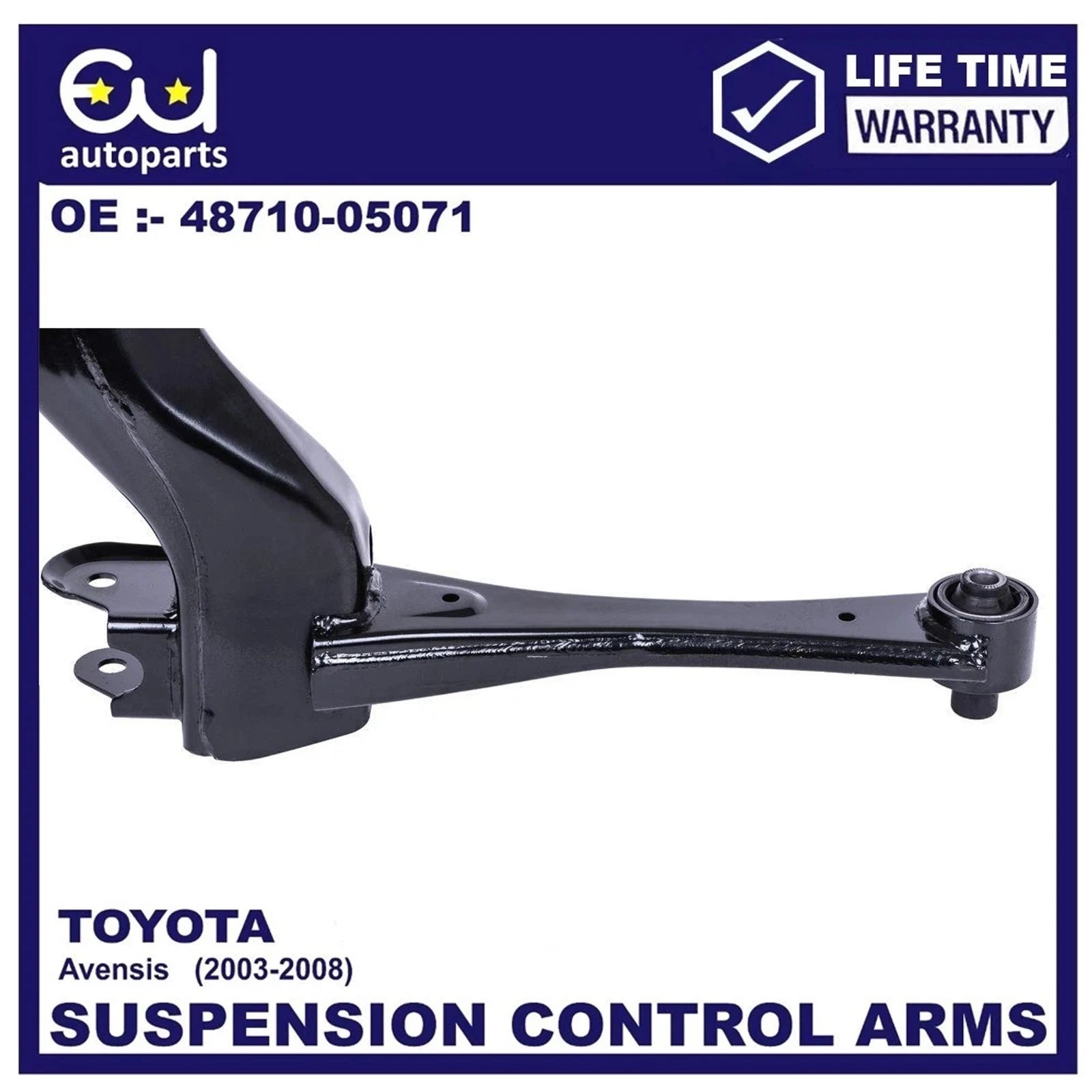 REAR RIGHT LOWER SUSPENSION ARM WISHBONE FOR TOYOTA AVENSIS T25 2003-2008