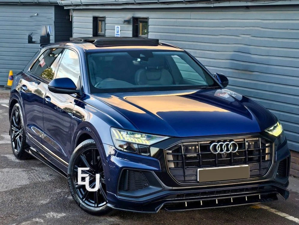 FOR AUDI Q7 SQ7 4M Q8 S-LINE SIDE SKIRT SKIRTS EXTENSIONS BLADE SPLITTER LIP 2018-2023