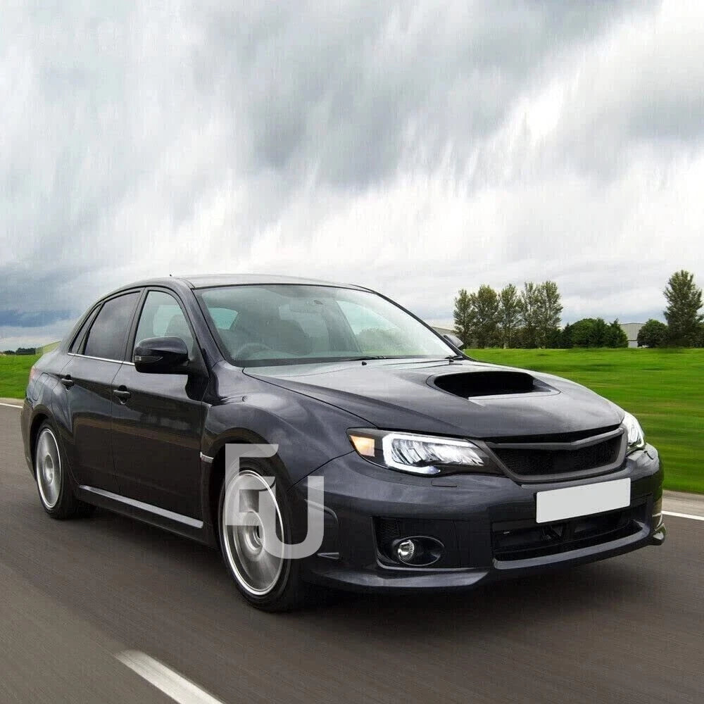 PAIR HEADLIGHTS LAMP W/ANIMATION FOR SUBARU WRX STI / IMPREZA 08-14 LED DRL SETS