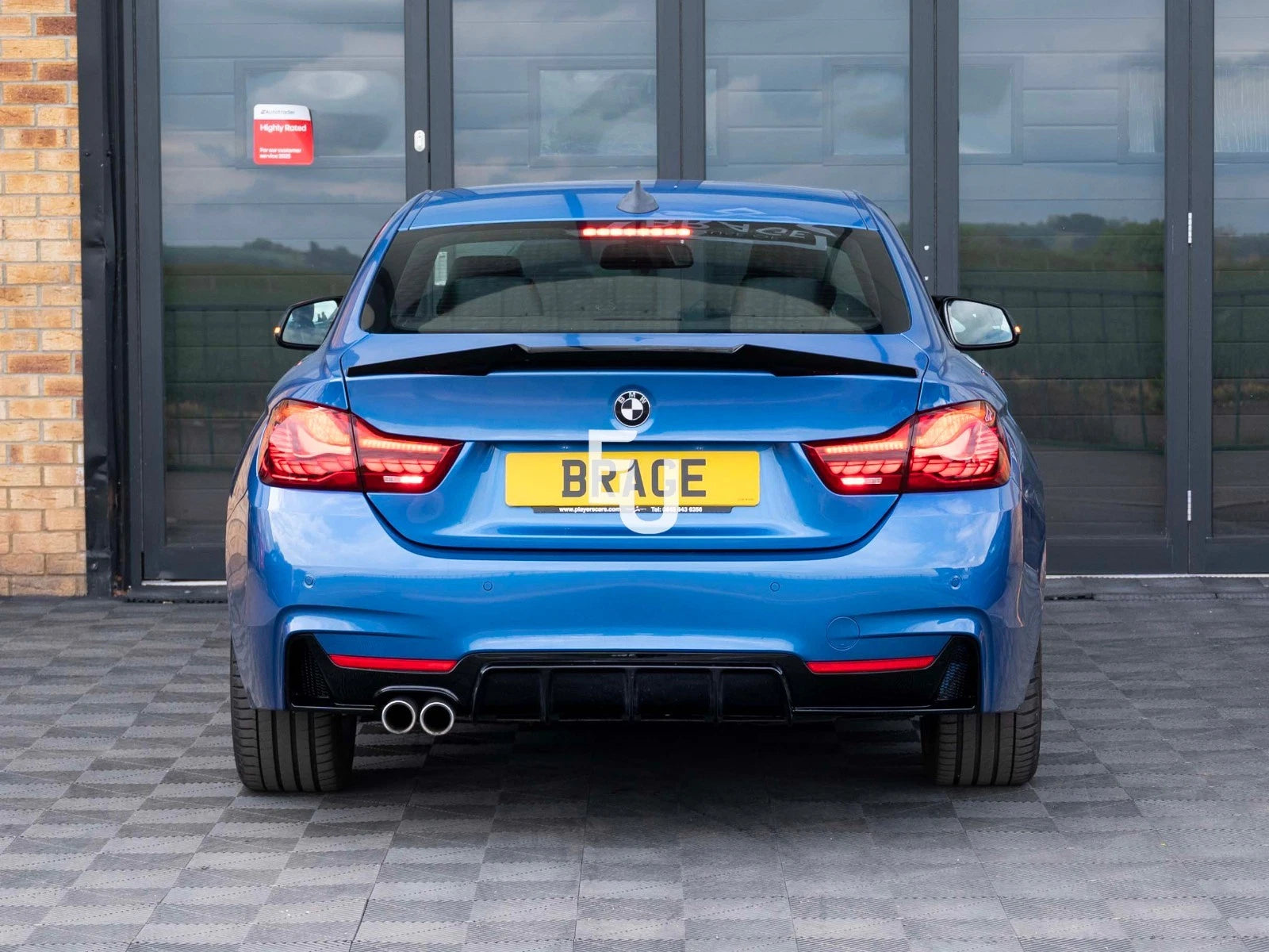 FOR BMW 4 SERIES F32 COUPE F33 CONVERTIBLE 2014-20 M-SPORT REAR BUMPER WITH PDC