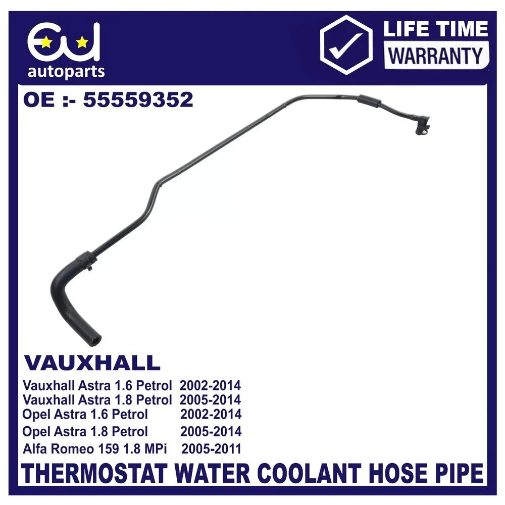 THERMOSTAT WATER COOLANT HOSEPIPE FITS FOR VAUXHALL ASTRA ZAFIRA INSIGNIA SIGNUM