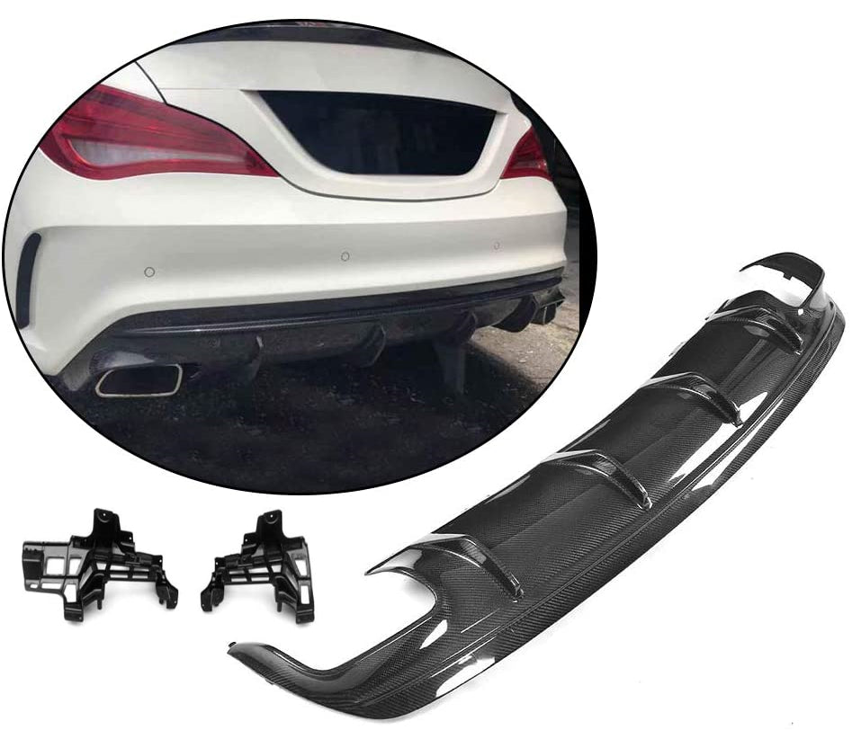 FOR MERCEDES CLA CLASS W117 C117 BUMPER REAR DIFFUSER AMG FACELIFT  13-19