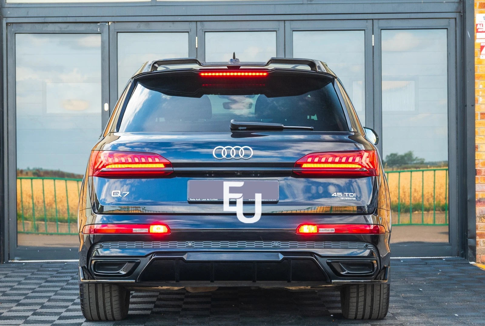 FOR AUDI Q7 SQ7 LCI FRONT SPLITTER REAR DIFFUSER SPOILER BODYKIT BODY KIT 2020+