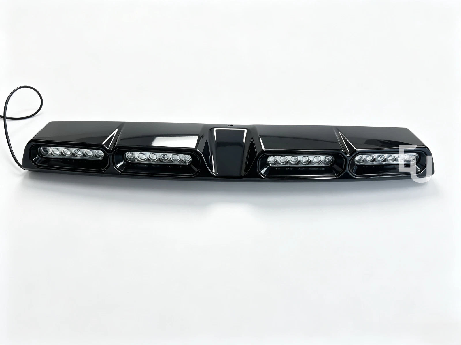 ROOF LIGHT BAR DRL LED LIGHTS GLOSS BLACK FOR TOYOTA HILUX MK8 MK9 2014+