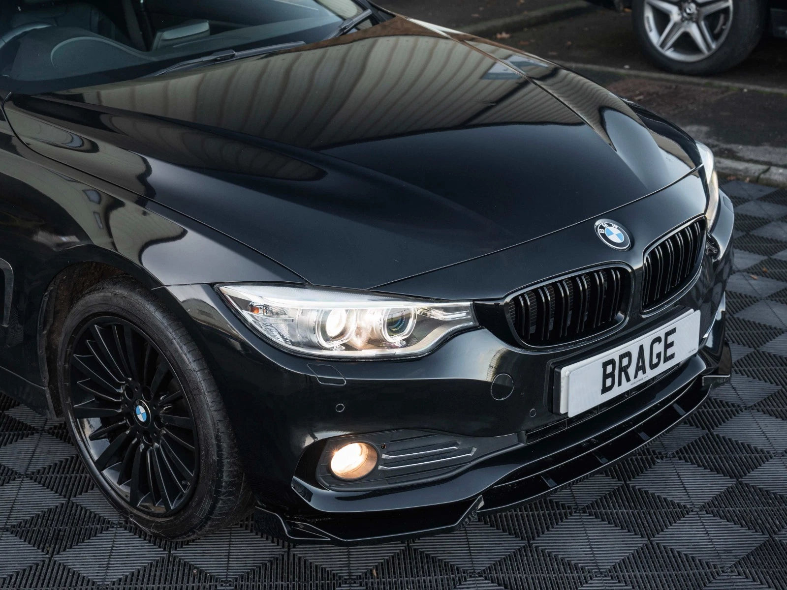 FOR BMW 4 SERIES F32 F33 F36 SE STANDARD FRONT SPLITTER SPOILER LIP GLOSS 14-20