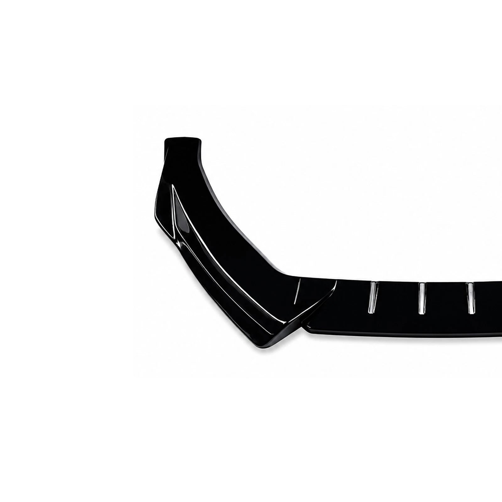 FOR AUDI A4 S4 S LINE B8 FRONT LIP SPLITTER DIFFUSER GLOSS BLACK 2009–2012