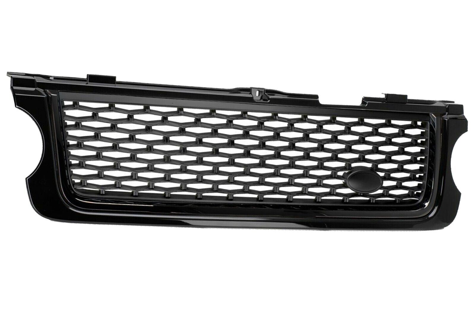 FOR RANGE ROVER L322 2010-13 VOGUE SUPERCHARGED STYLE FRONT GRILLE GLOSS BLACK