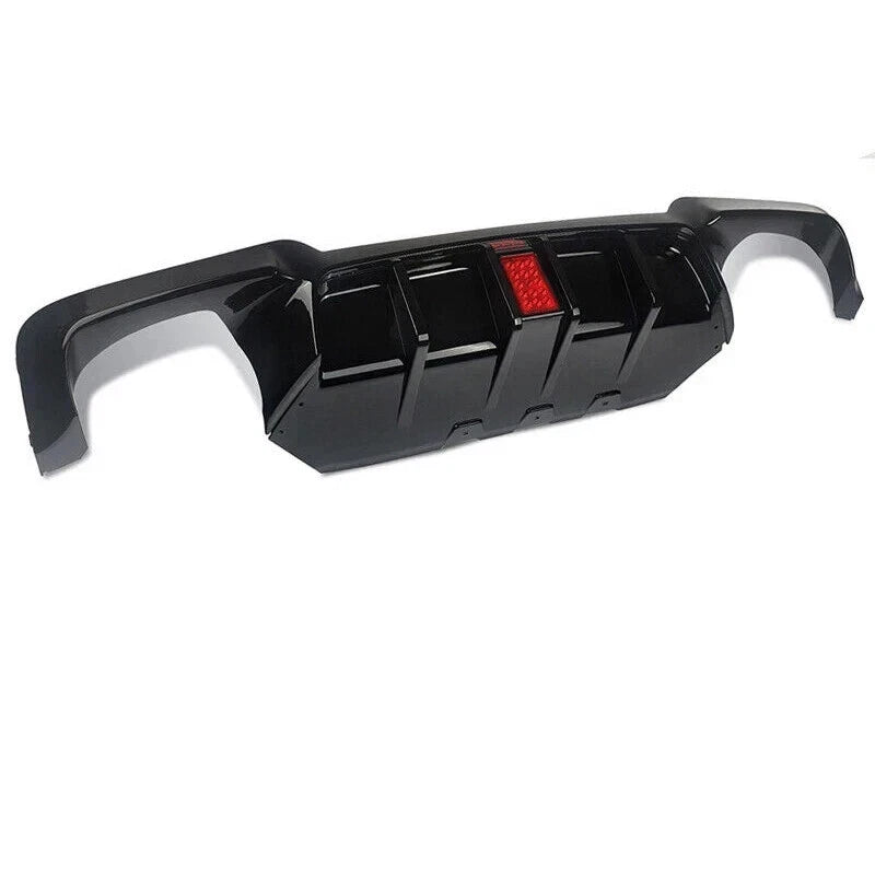 BODYKIT FOR BMW F10 5 SERIES FRONT LIP SPLITTER LED DIFFUSER SPOILER GLOSS BLACK