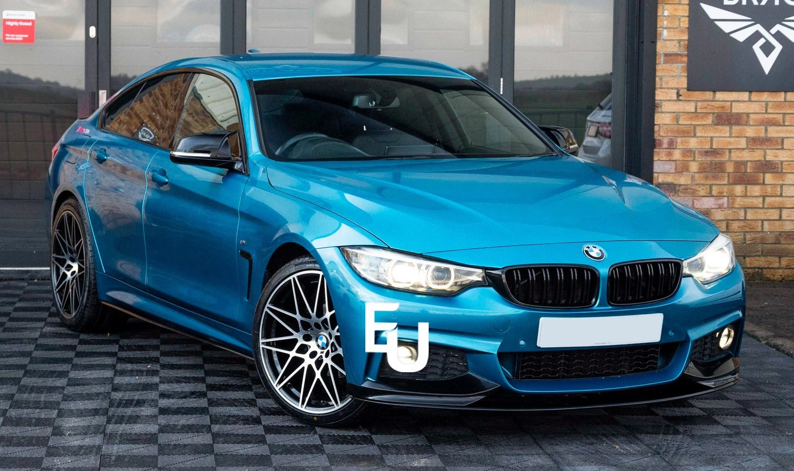 FOR BMW 4 SERIES F36 GRAN COUPE BODYKIT BODY KIT FRONT SPLITTER & REAR DIFFUSER
