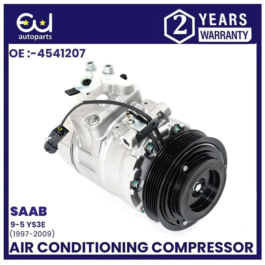 NEW AIR CONDITIONING A/C COMPRESSOR FOR SAAB 9-5 YS3E SERIES 1997-2009 12758380