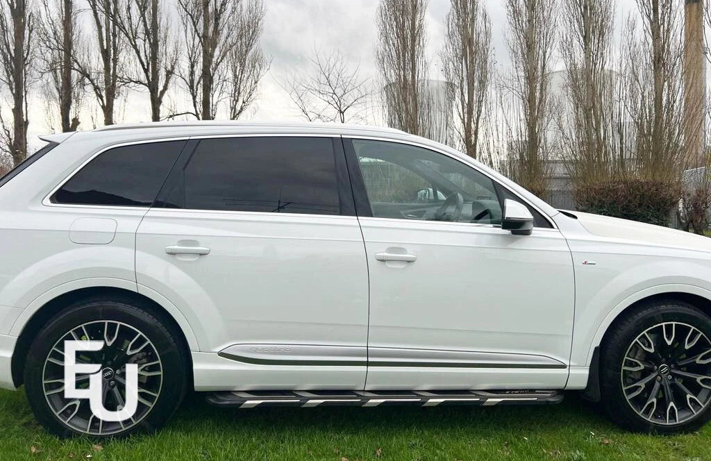 FOR AUDI Q7 SIDE STEPS RUNNING BOARDS BARS GUARD 2006-2015 4L LATEST STYLE TYPE