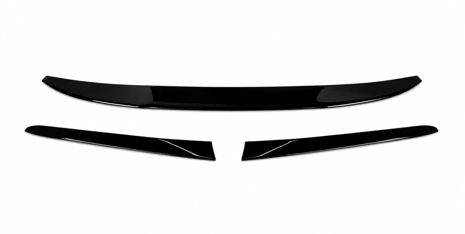 FOR BMW X4 G02 PRE-LCI GLOSS BLACK AERO BODYKIT SPLITTER DIFFUSER AND TIPS 18-21