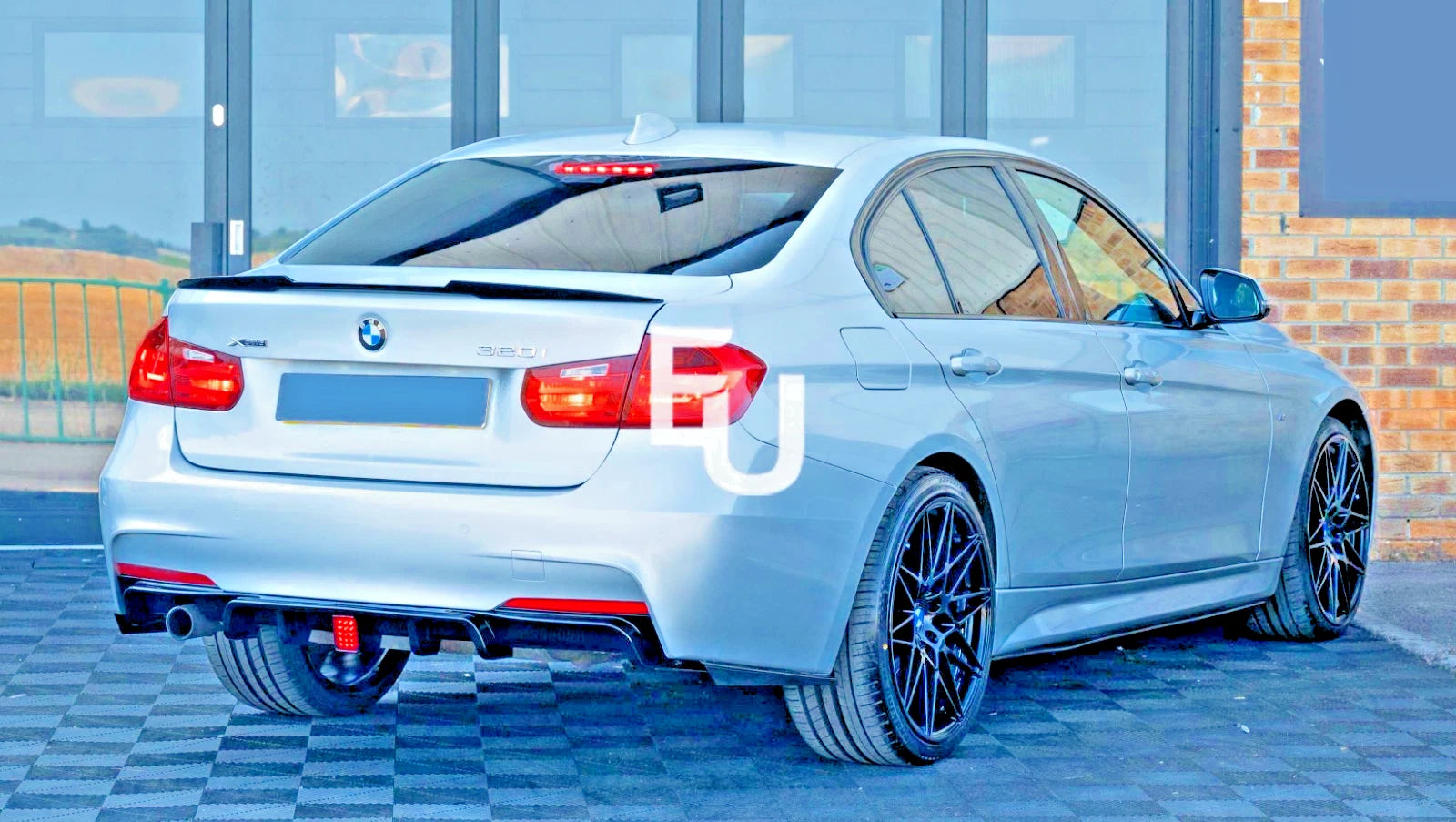 FRONT LIP SPLITTER REAR LED DIFFUSER BODYKIT FOR BMW 3 SERIES F30 MP BODY KIT