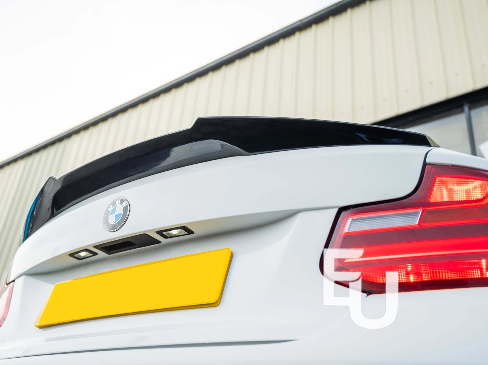 FOR BMW 2 SERIES F22 COUPE F87 M4 STYLE GLOSS BLACK REAR BOOT TRUNK LIP SPOILER