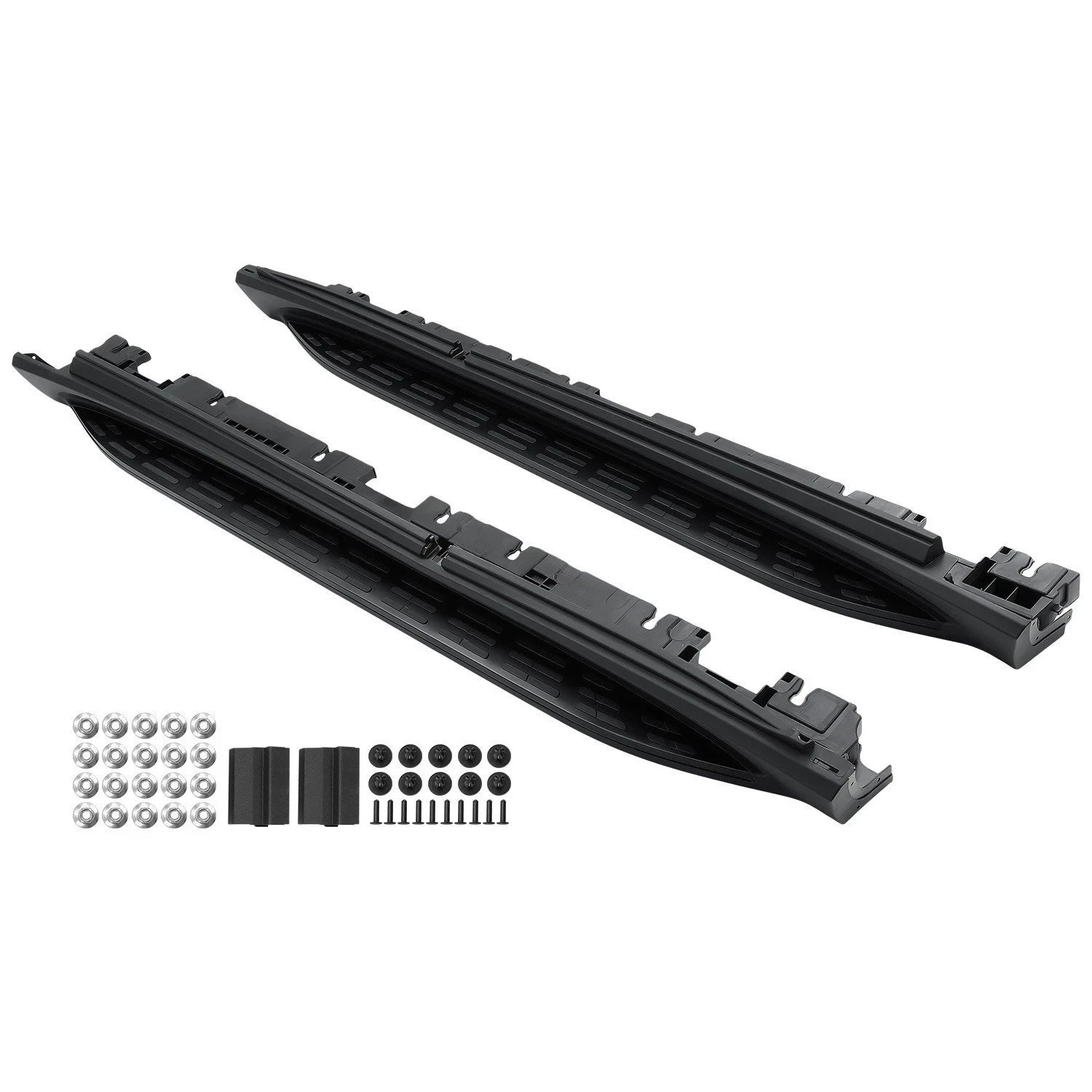 FOR MERCEDES BENZ W167 V167 GLE BLACK SIDE STEPS RUNNING BOARDS 5 DOOR 2018 ON