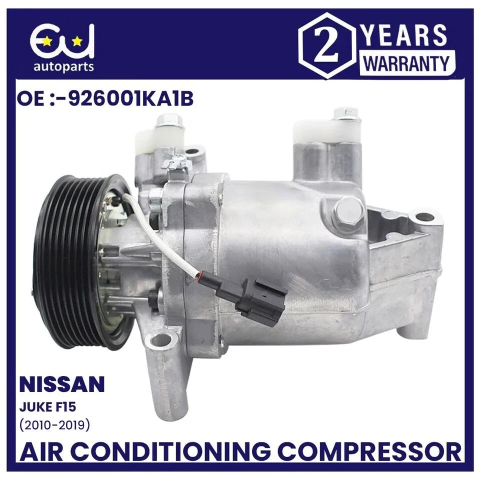 AIR CON A/C AC COMPRESSOR PUMP FOR NISSAN JUKE F15 2010-2019 1.6 PETROL DIG-T