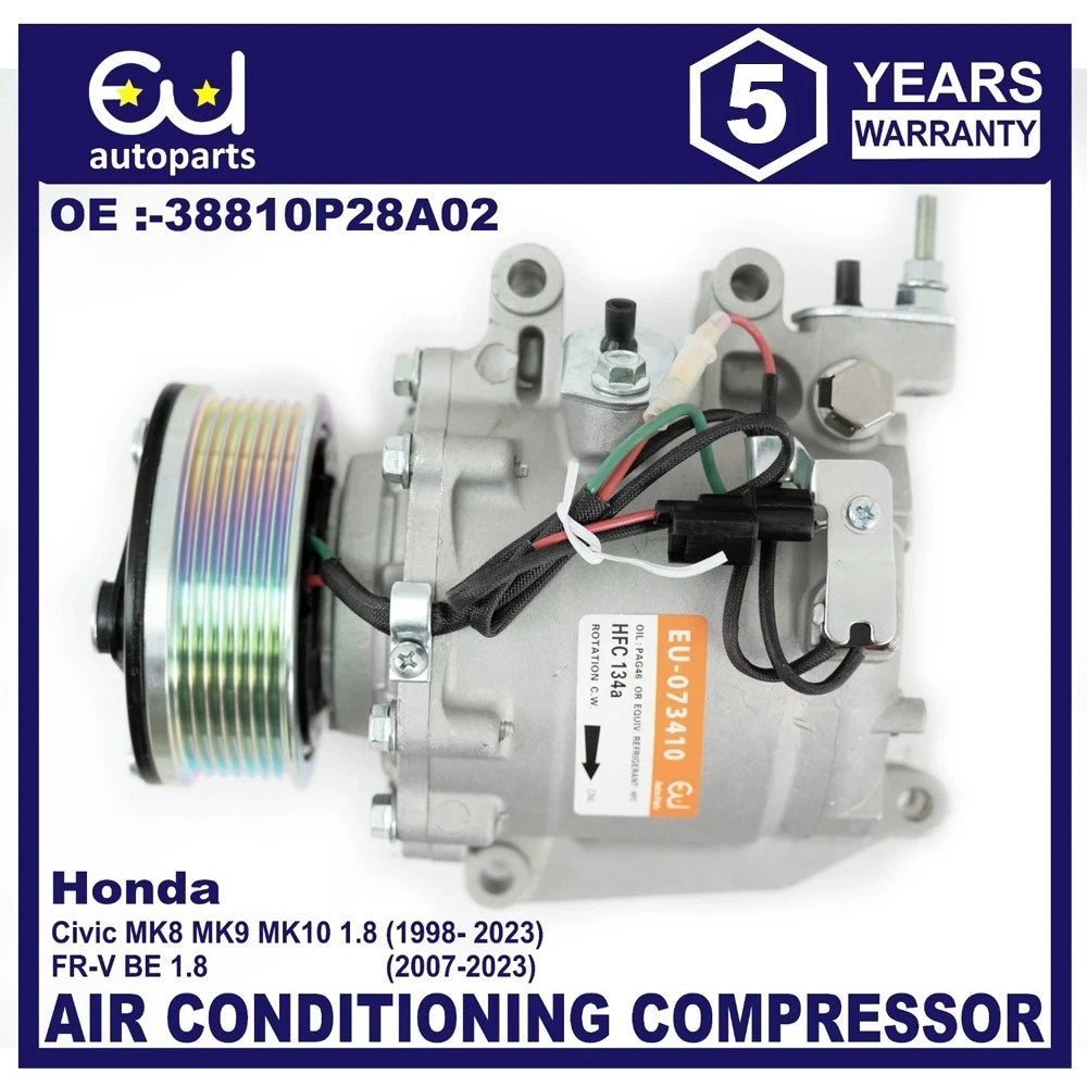 AIR CON AC COMPRESSOR PUMP FOR HONDA CIVIC MK8 MK9 MK10 1.8 TYPE S FR-V 1.8
