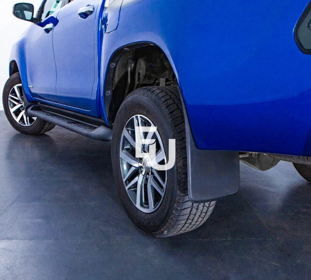 SIDE STEPS RUNNING BOARDS PAIR FOR TOYOTA HILUX MK8 2016 ONWARDS 100% OEM STYLE