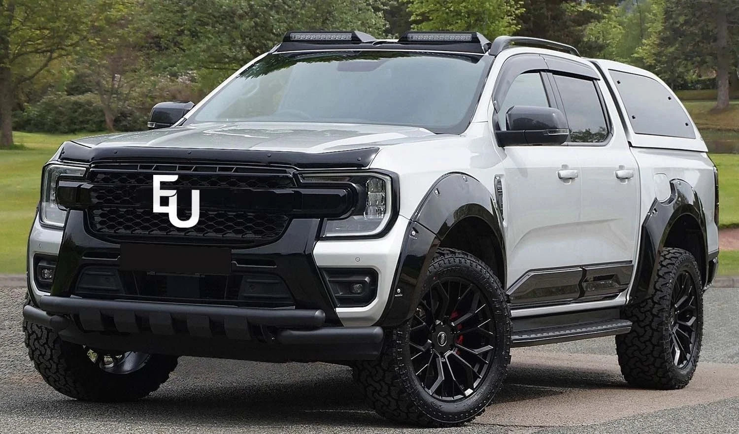 FRONT BUMPER CITY BAR SPOILER NUDGE BULL DOUBLE BAR FOR FORD RANGER T9 2022+