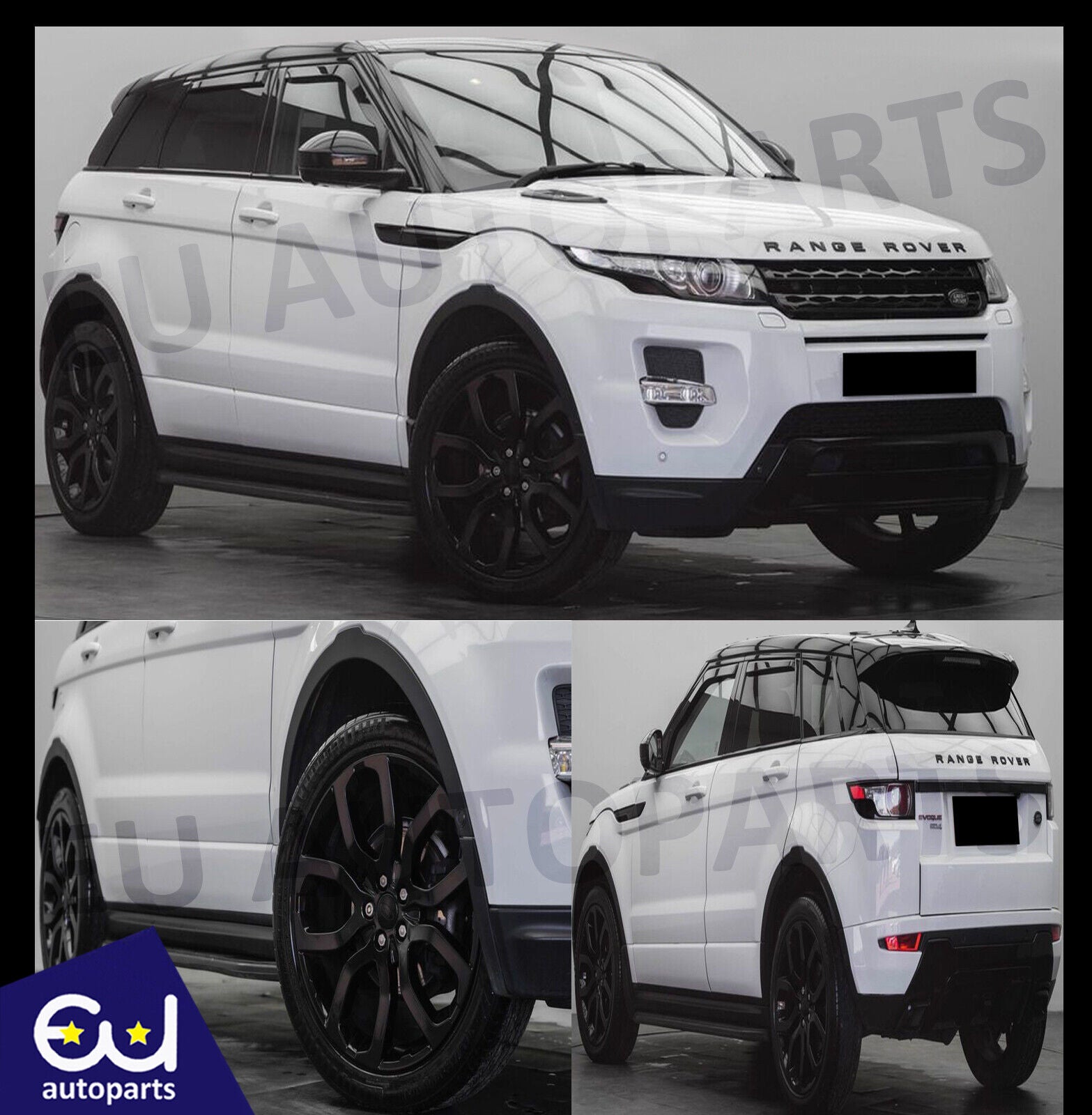FOR RANGE ROVER EVOQUE DYNAMIC L538 SIDE STEPS RUNNING BOARD ALUMINIUM 2011-2018
