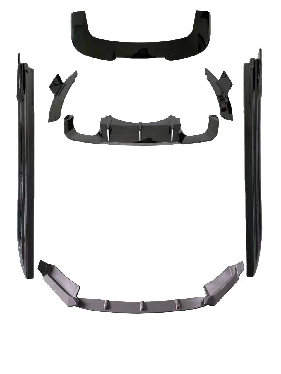 FOR BMW X5M F85 X6M F86 BODYKIT BODY KIT REAR DIFFUSER FRONT LIP SPOILER 2014-18