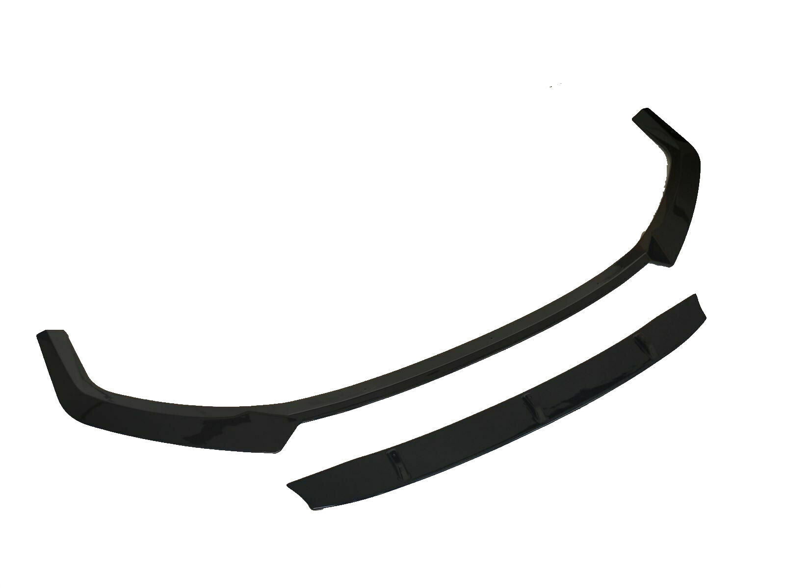 FOR AUDI A7 SPORT S-LINE S7 FRONT SPLITTER LIP DIFFUSER SPOILER GLOSS BLACK 18+