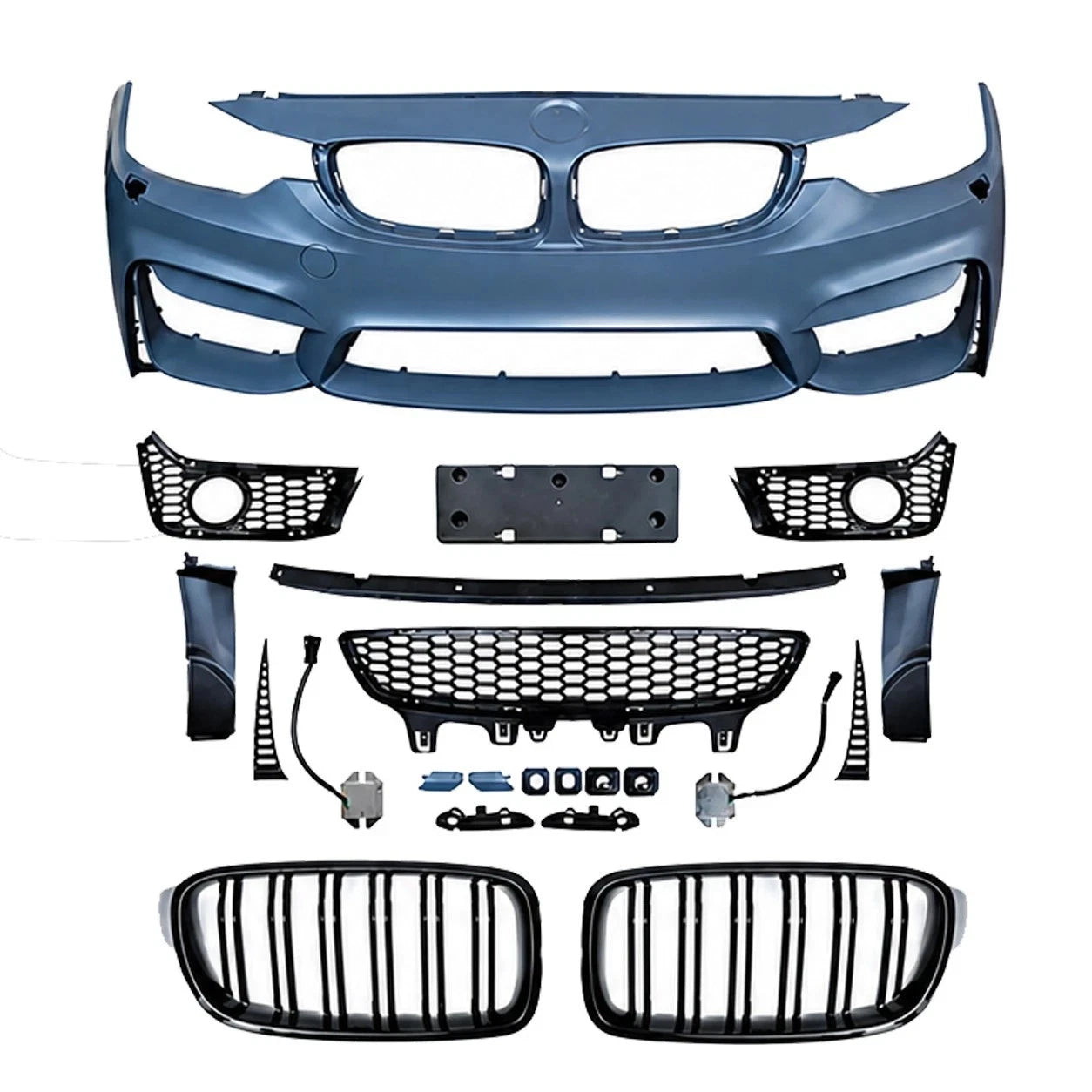 M4 CONVERSION FRONT REAR BUMPER BODYKIT FOR BMW 4 SERIES F36 GRAN COUPE 4 DOOR