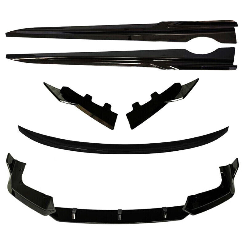FOR BMW X5 X5M F95 BODYKIT BODY KIT FRONT SPLITTER LIP REAR DIFFUSER SKIRT GLOSS