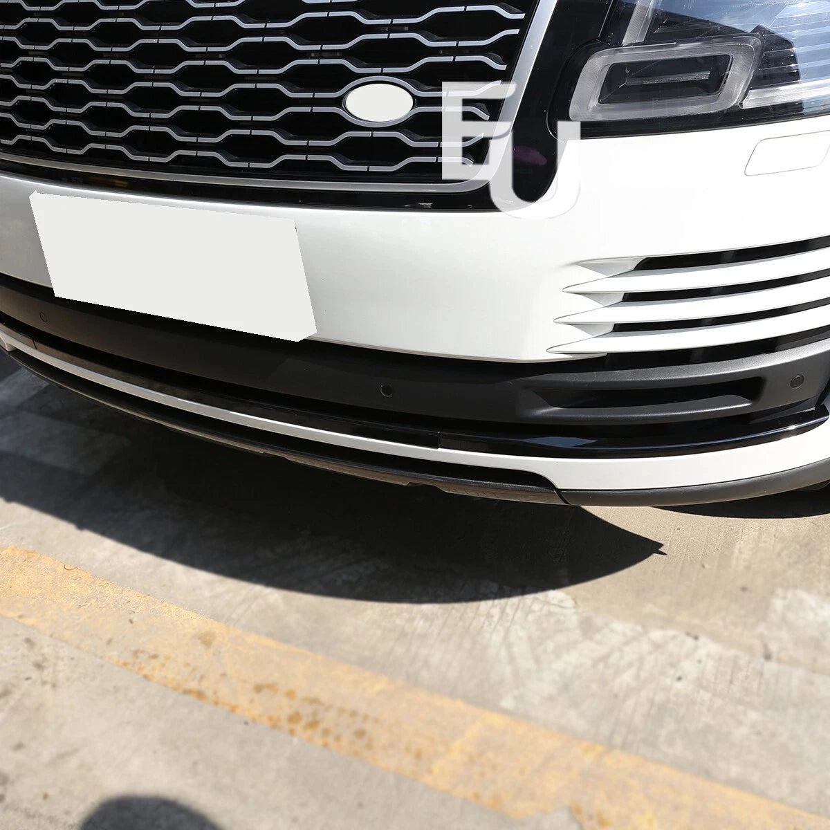 FOR RANGE ROVER VOGUE L405 AUTOBIOGRAPHY FRONT BUMPER TRIM 3 PIECE BLACK 18-21
