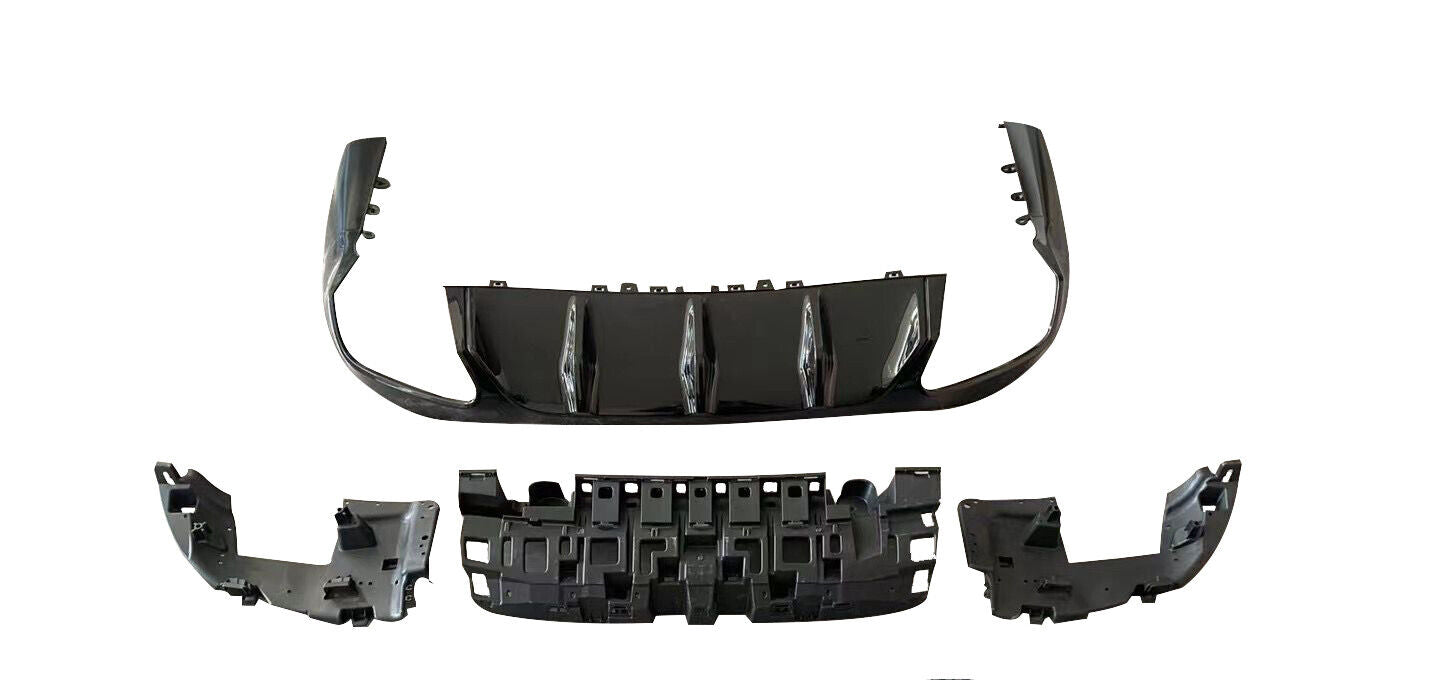 FOR MERCEDES E CLASS C238 COUPE A238 CABRIOLET E63 STYLE REAR DIFFUSER &TIPS 17+