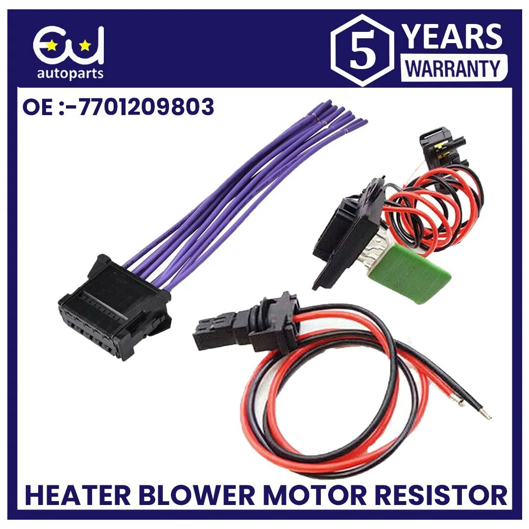 HEATER BLOWER FAN RESISTOR FOR RENAULT CLIO MK3 2005-2012 MODUS GRAND 2004-2019