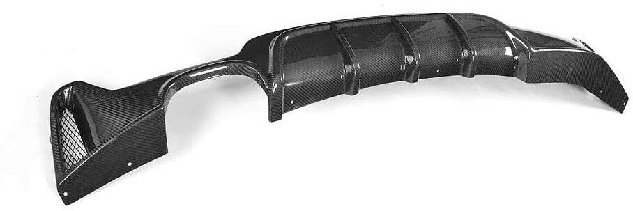 MP STYLE TWIN REAR DIFFUSER FOR BMW 4 SERIES F32 F33 F36 CARBON LOOK 2013-2020