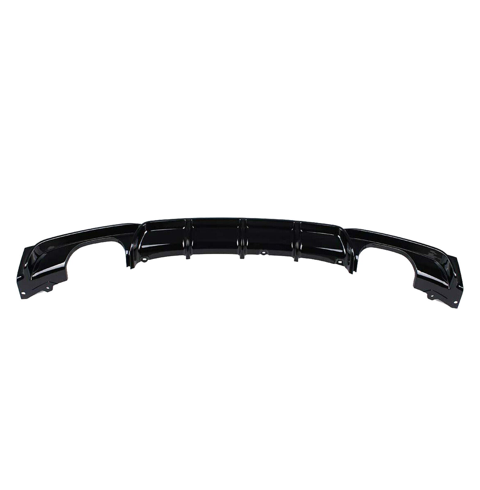 FOR BMW 3 SERIES F30 F31 M SPORT REAR BUMPER DIFFUSER VALANCE GLOSS BLACK 11-19