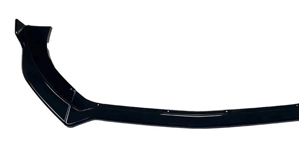 FOR FORD MUSTANG MK6 FRONT BUMPER LIP SPLITTER GLOSS BLACK KIT 2015-2017