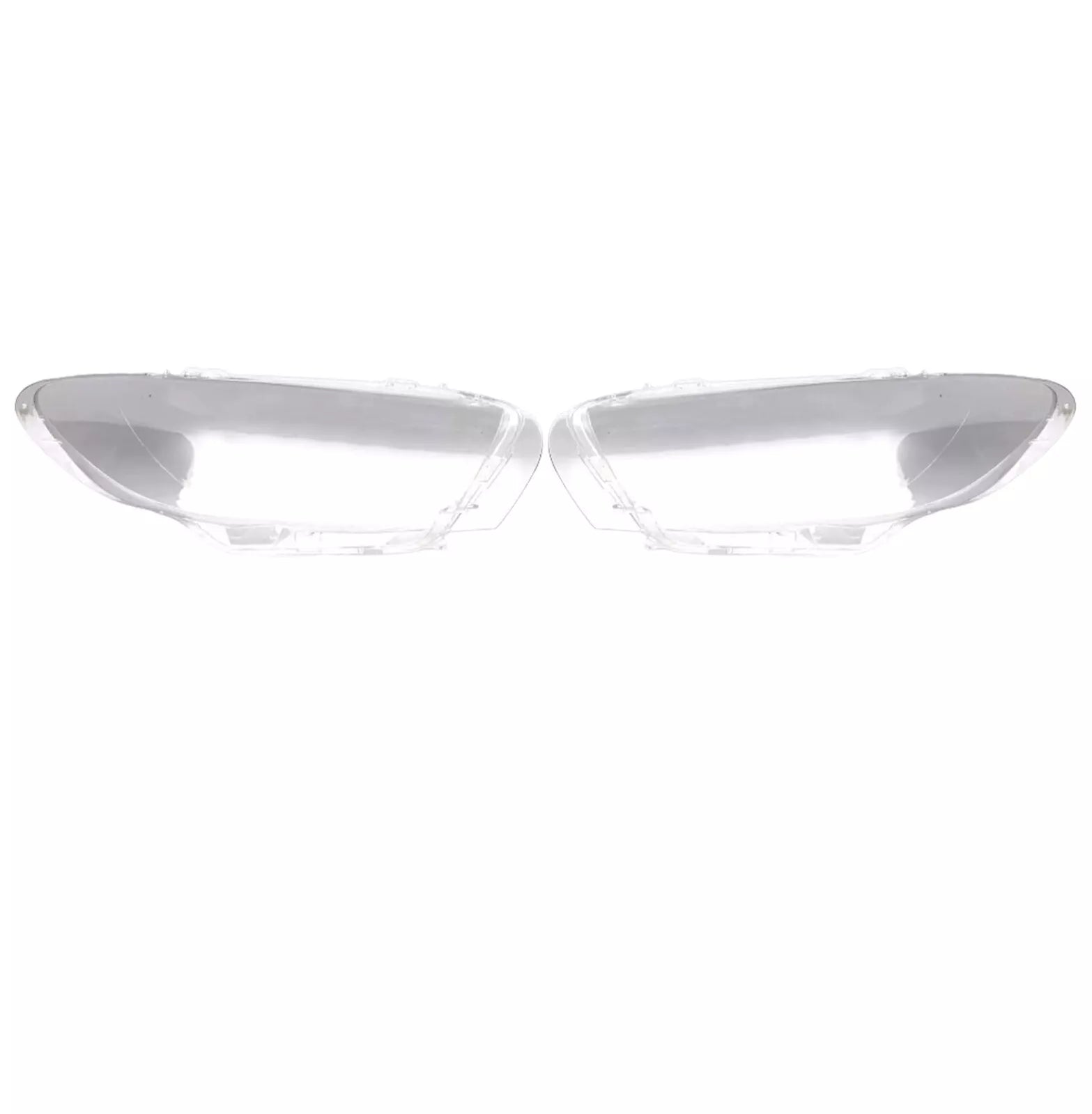 LEFT RIGHT SIDE PAIR HEADLIGHT LENS COVER LAMP FOR VW SCIROCCO MK3 2008-2017