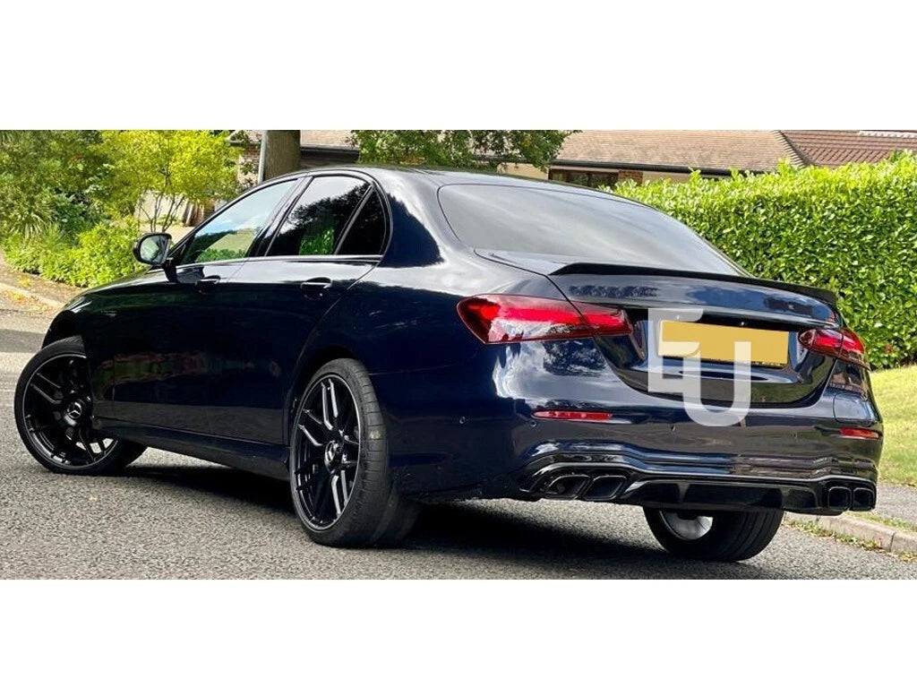 FOR MERCEDES E CLASS W213 LCI SALOON ESTATE E63 LOOK AMG REAR DIFFUSER 2021+