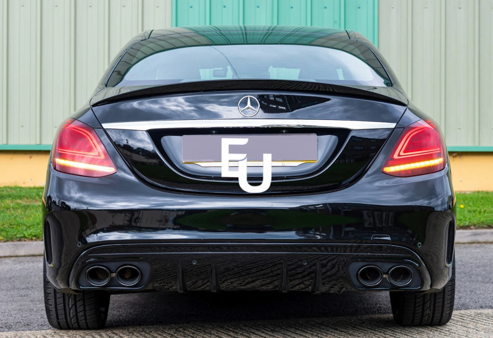 FOR MERCEDES C CLASS W205 LEFT RIGHT SIDE PAIR LED UPGRADE TAIL LIGHT LAMP 15-18