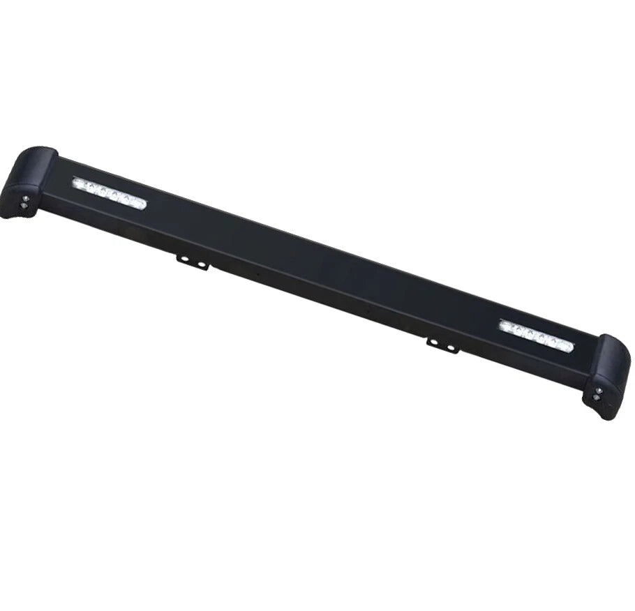 FOR LAND ROVER DEFENDER METAL FRONT BUMPER WITH LED DRL LIGHTS & RUBBER END CAPS